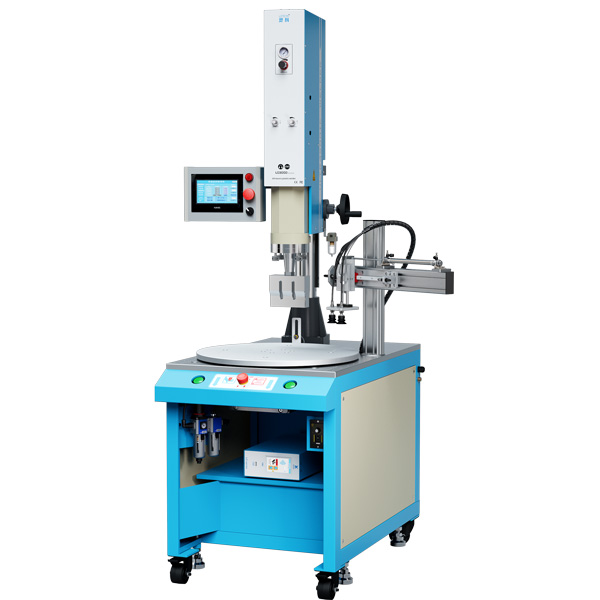 灵科超声波塑料焊接机 圆立柱 15kHz-2600/3200W LO3000 Standard 智能自动转盘机 